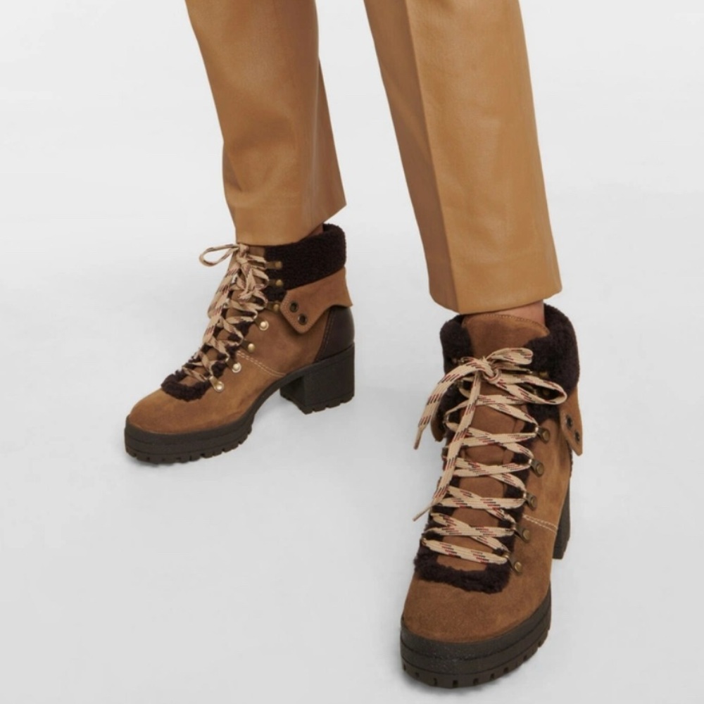 See By Chloe - Elleen suede hiking boots US 10